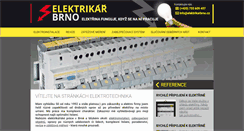 Desktop Screenshot of elektrikarbrno.cz