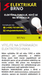Mobile Screenshot of elektrikarbrno.cz